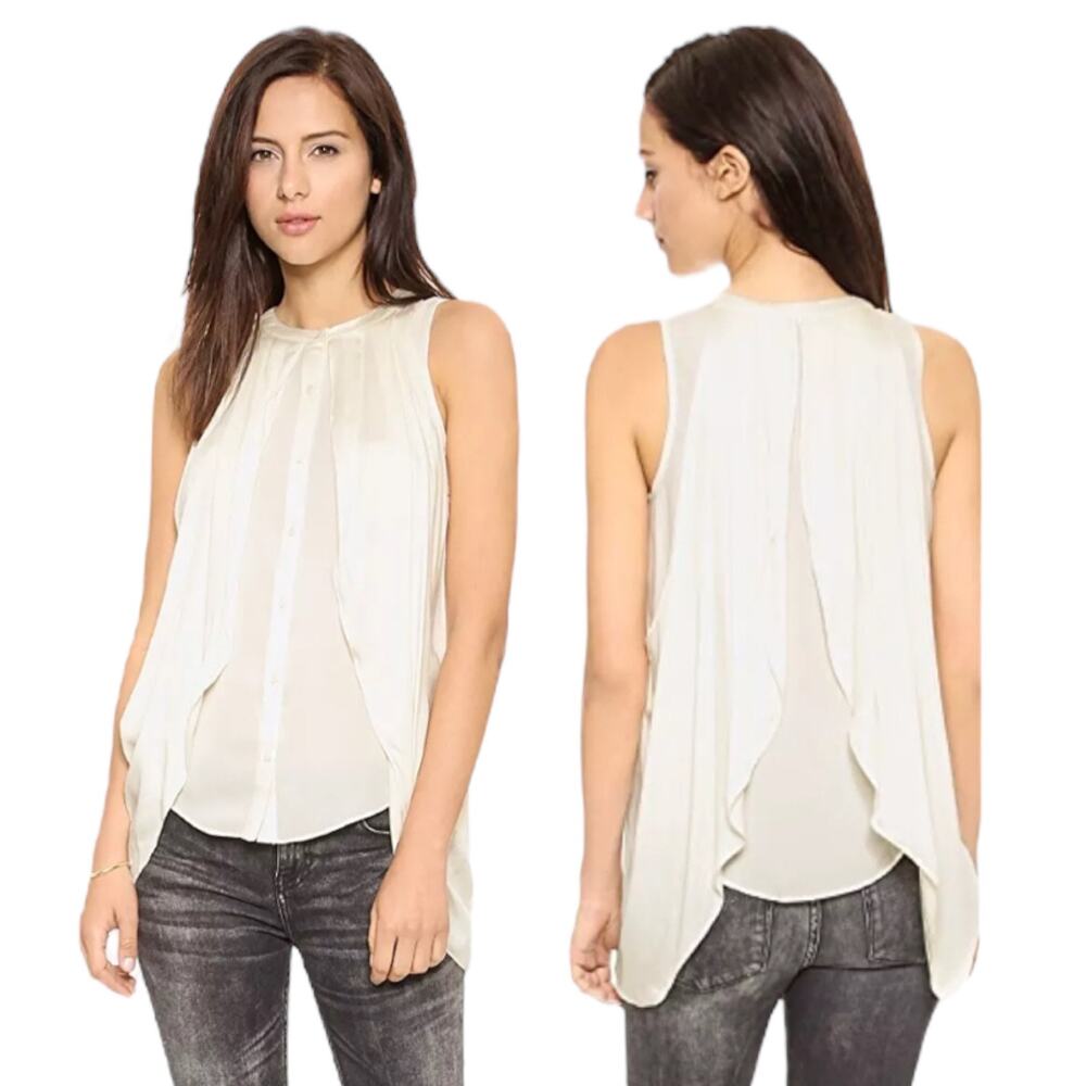 Addison Revolve Cascade Hem Button Front Drapey B… - image 1